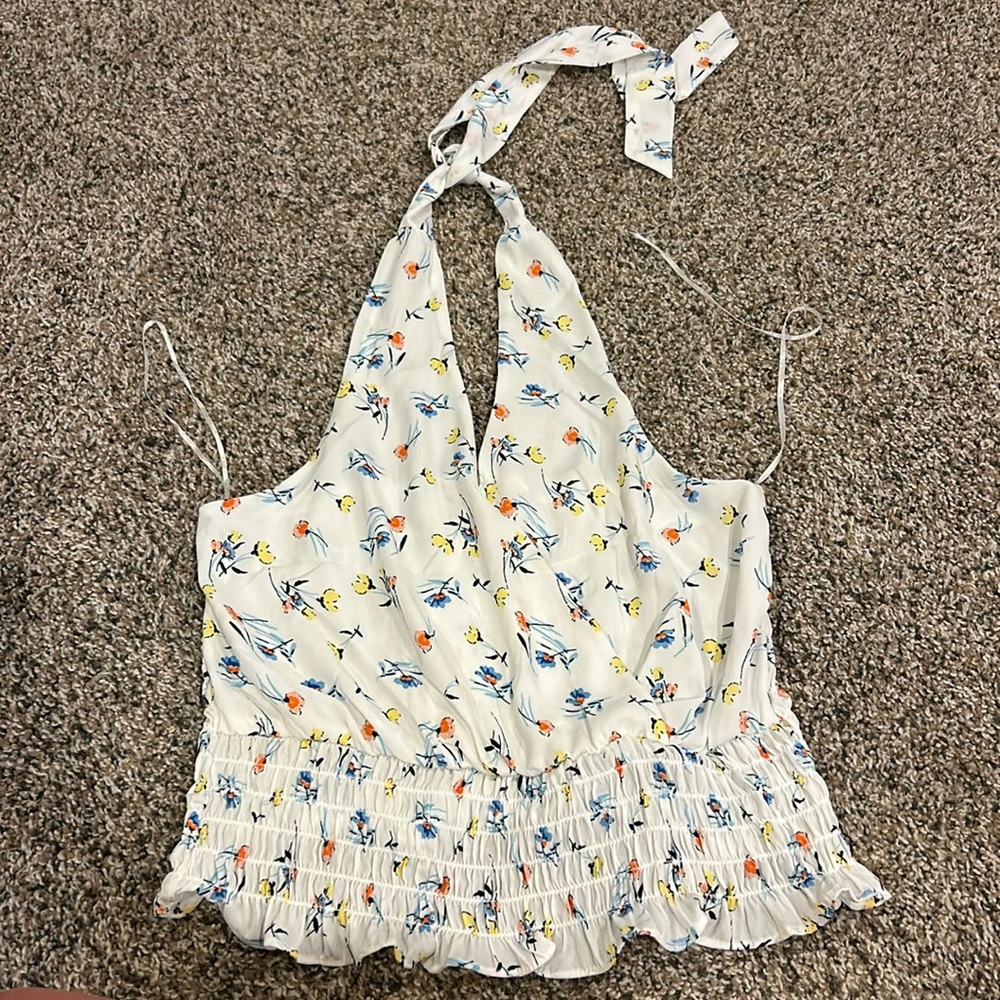Floral Halter Top